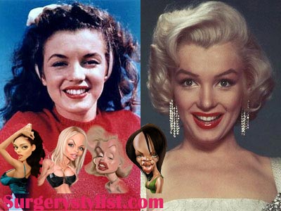 Marilyn Monroe Plastic Surgery Before & After