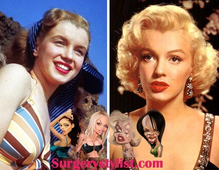 Marilyn Monroe Plastic Surgery Pictures